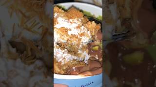 Trying Viral Egyptian Dessert  Blaban  Koshari  Must try  Less Sweet shorts shortsfeed blaban [upl. by Theta]