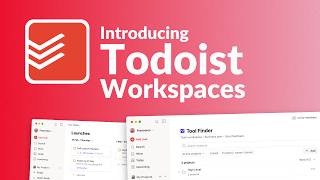 Meet Todoist Workspaces [upl. by Anaibib]