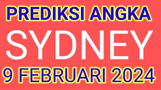 PREDIKSI ANGKA MAIN SDY HARI INI 9 FEBRUARI 2024 [upl. by Corbie]