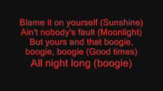 The Jacksons Blame it on the boogie lyrics [upl. by Kcirdot]