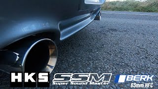 Honda S2000 HKS Super Sound Master Exhaust sounds [upl. by Yhtorod887]