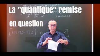 La quotquantiquequot remise en question [upl. by Lednar]