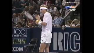 John McEnroe Vs Bjorn Borg Wimbledon Final 1980 [upl. by Ainoda802]