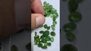 Demantoid Garnet Parcel 145 carats in total Available at 1100  Message Georgiostones to buy [upl. by Leahicm]