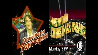 1988 Hollywood Christmas Parade Promos WPIX Christmas Commercial December Channel 11 NYC Tony Danza [upl. by Nnairda941]