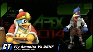 Apex 2014  Fly Amanita vs DEHF  Winners Semis  Project M Top 8 [upl. by Sungam]