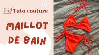 COUDRE UN MAILLOT DE BAIN facilement  PATRON GRATUIT pour toutes les tailles [upl. by Kirshbaum807]