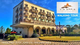 WALKING TOUR  VIA APPIA TAGAYTAY  ST RITA ROAD KAYBAGAL TAGAYTAY CITY CAVITE  PHILIPPINES 4K [upl. by Anh]