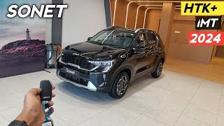 Kia Sonet HTK Turbo iMT 2024 ❣️ Sonet Facelift Reallife Review 😍 [upl. by Airtemad]