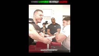 Vitaly Laletin has improved a lot throughout the years 🥶🔥 armwrestling shortsvideo motivation [upl. by Biancha]