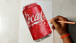 How to draw coca cola  coca cola drawing tutorial [upl. by Roxanna]