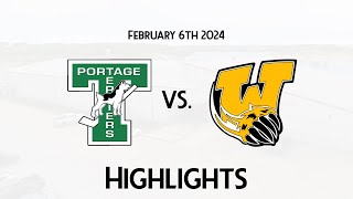 HIGHLIGHTS  Portage Terriers  Waywayseecappo Wolverines Feb 624 [upl. by Eirelav475]