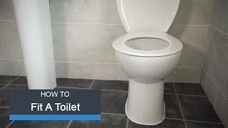 Wickes How To Fit a Toilet [upl. by Cordova]