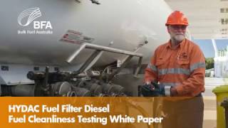 HYDAC Fuel Filter Diesel Fuel Cleanliness Testing White Paper  Bulk Fuel Australia [upl. by Lennor39]