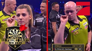 FINALE Michael van Gerwen amp Pascal Hens vs Sarah Harrison amp Price  Promi Darts WM 2020  ProSieben [upl. by Sall535]