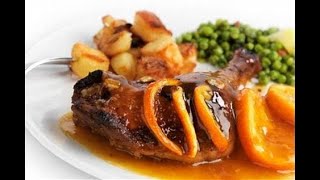 Recette  Cuisse de canard à lorange [upl. by Depoliti]