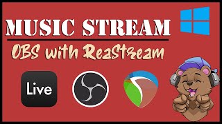 How to stream your music with OBS using ReaStream [upl. by Middendorf479]