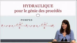 HYDRAULIQUE  introduction aux pompes [upl. by Erreid]