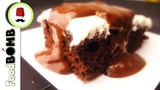 134 Chocolade Cake met een simpele Chocoladesaus  Foodbomb [upl. by Stephania]