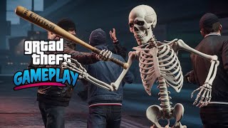 GTA 5 Skelten Funny Game Play gta gta5spidermanfunnyjump [upl. by Towrey323]