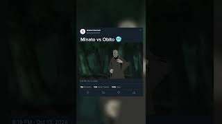 Minato vs Obito 🥶likesharecommentsubscribeanimeeditnarutoshippuden [upl. by Ahteral]