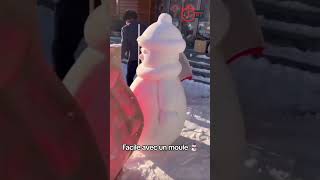 Faire un bonhomme de neige cest facile ⛄️ [upl. by Scevor]