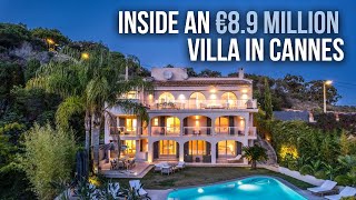 €89 Million Luxury SeaView Villa in Cannes I International Property Tour [upl. by Field]