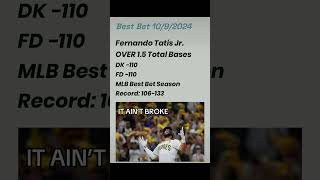 IT AIN’T BROKE bet mlb padres dodgers bet betting bestbetting nlds worldseries [upl. by Wilkinson537]