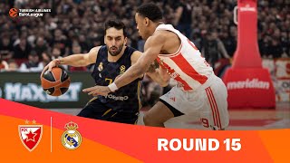 ZvezdaReal  Round 15 Highlights  202324 Turkish Airlines EuroLeague [upl. by Four]