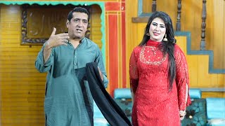 Zafri Khan With Sanam Khan amp Sajjad Kamal  New Stage Drama Clip  Best Comedy 2024 [upl. by Aronas]