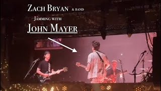 John Mayer x Zach Bryan at n3  Los Angeles 2024 [upl. by Nnyla]