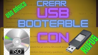 Crear USB booteable con rufus [upl. by Darda936]