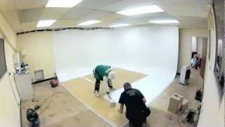 Timelapse Cyclorama GR8Studio  Photography infinity background [upl. by Padget146]