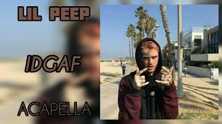 LiL PEEP  IDGAFAcapella  115 BPM Download Link [upl. by Fritzie]