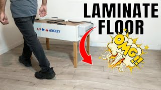 WOW Lifting amp Bouncing Laminate Flooring Fix Expansion Problem  XDIY [upl. by Carolina]