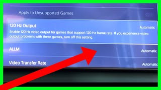 How to Get 120 FPS on PS5 NEW UPDATE in 2024 [upl. by Naoh]