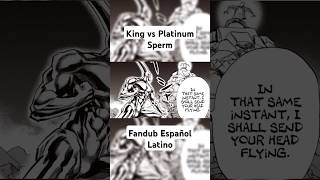 King vs Platinum Sperm King onepunchman fandub [upl. by Jar]