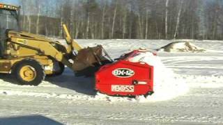 BOSS BX12 Box Plow After a December Snowstorm [upl. by Forrest]