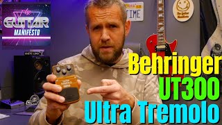 Behringer UT300 Ultra Tremolo Pedal Review [upl. by Rhiana]