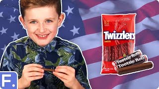 Irish Kids Try American Snacks [upl. by Kanya]