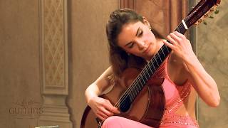 Ana Vidovic plays Recuerdos de la Alhambra by Francisco Tárrega on a Jim Redgate classical guitar [upl. by Adnuhser]