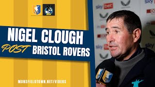 Nigel Clough on Bristol Rovers loss [upl. by Imoyaba]