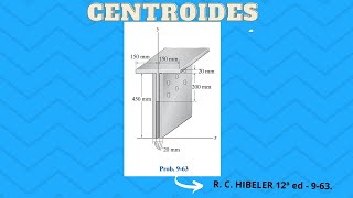 Estática  Centroides de figuras planas irregulares Ejercicio 963  Hibbeler 12va edición [upl. by Skye628]