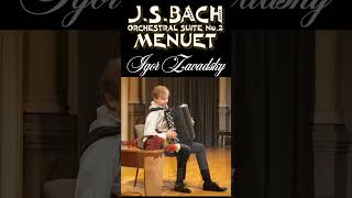 Bach  Menuet from Orchestral Suite №2 22 zavadsky accordion bach menuet minuet minuetto [upl. by Starling]