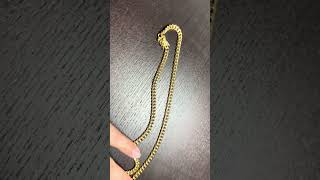 HARLEMBLING 6MM MIAMI CUBAN LINK STAINLESS STEEL gold cubanlinkchain jewelry chain necklace [upl. by Lurleen]