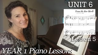 65 From the New World Year 185 Easy Piano Classics PianoVideoLessonsOnline Adult Piano Lessons [upl. by Toille]