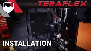 TeraFlex Install Hinged Carrier Accessory Mount 4838200 [upl. by Ateuqram]