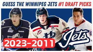 Winnipeg Jets Top Picks Guess the Jets 1 Draft Selection from 20232011 [upl. by Llorre]