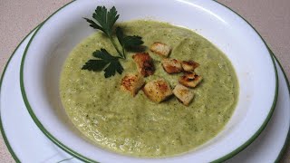 Receta Crema De Brocoli Facil Y Rapida [upl. by Aynna996]