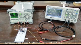 Astable Multivibrator using 555 timer IC [upl. by Evol]